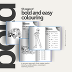 Book 10 - Bold and Easy Colouring (Construction)