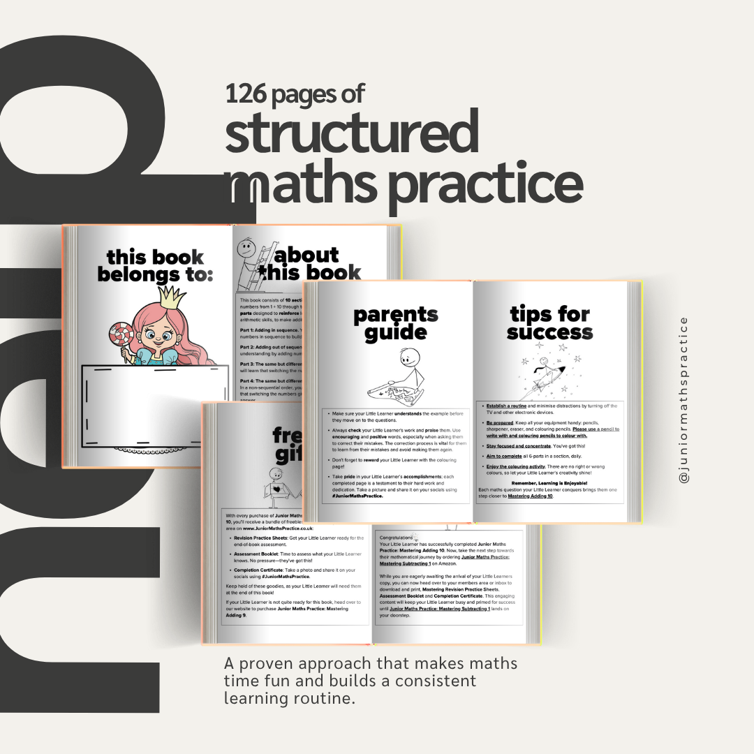Book 10 - Structured Maths Practice (Princess)
