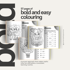Book 7 - Bold and Easy Colouring (Girls)